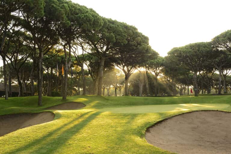 H9 i Golf de Pals – 9:e greenen – Steven Caar